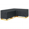 Pokrowiec na meble Czarny 250 x 180 x 80 cm Tkanina Oxford 210D