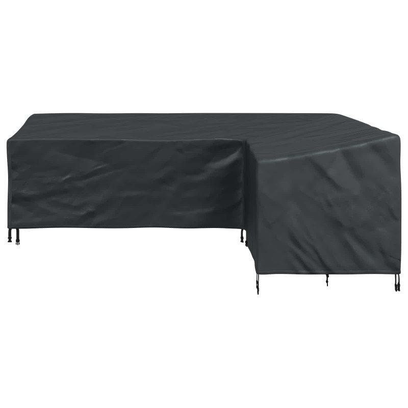Pokrowiec na meble Czarny 250 x 180 x 80 cm Tkanina Oxford 210D