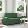 Sofa dwuosobowa, ciemnozielona, 180x77x82 cm, tkanina sztruksowa