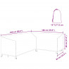 Pokrowiec na meble Czarny 250 x 180 x 80 cm Tkanina Oxford 420D