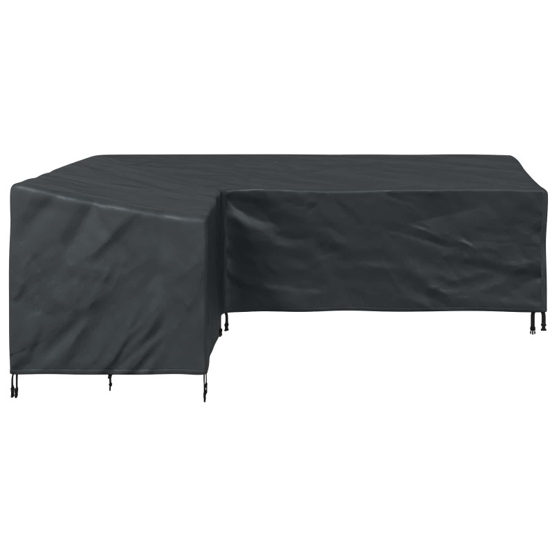 Pokrowiec na meble Czarny 250 x 180 x 80 cm Tkanina Oxford 210D