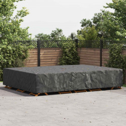 Pokrowiec na meble Gładki Czarny 350 x 260 x 90 cm 420D