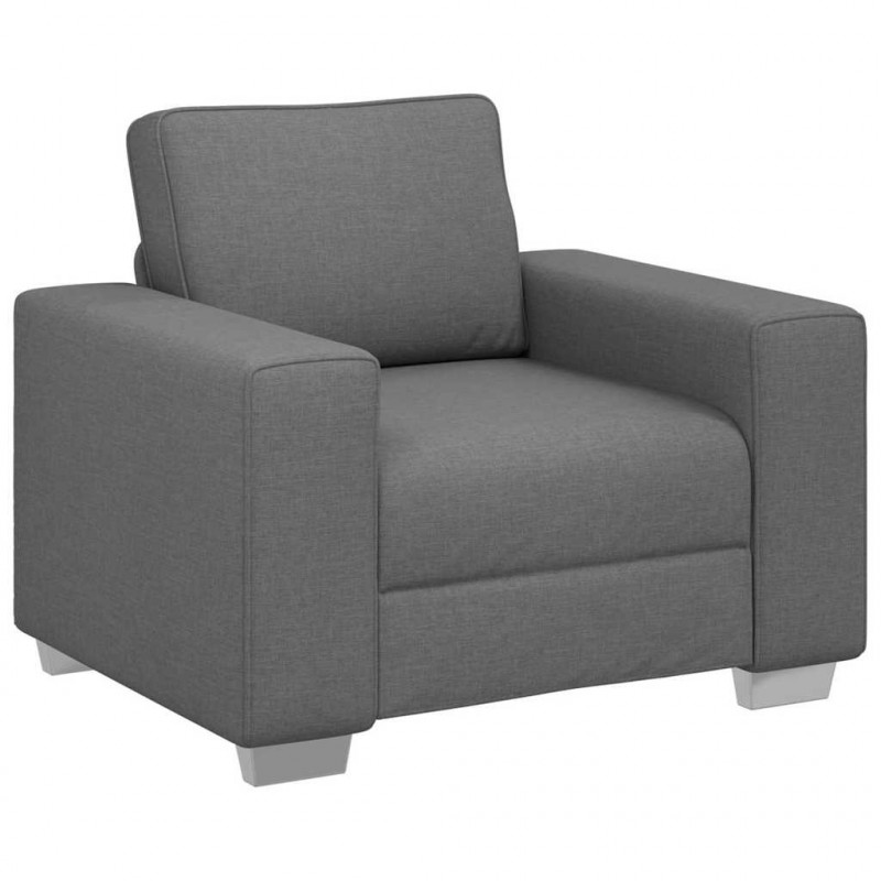 Sofa Ciemnoszary 100 x 80 x 82 cm tkanina