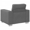 Sofa Ciemnoszary 100 x 80 x 82 cm tkanina