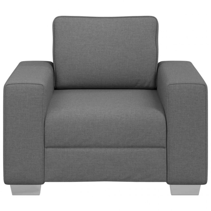 Sofa Ciemnoszary 100 x 80 x 82 cm tkanina