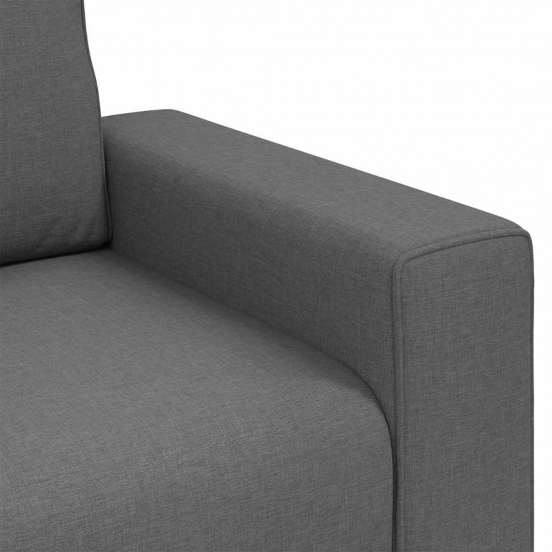 Sofa Ciemnoszary 100 x 80 x 82 cm tkanina