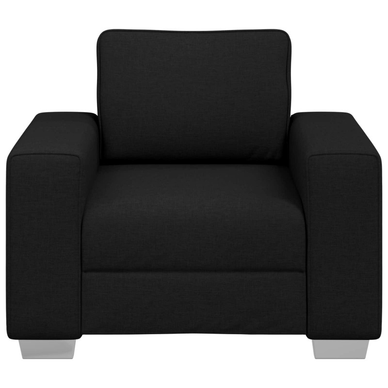 Sofa Czarny 100 x 80 x 82 cm tkanina