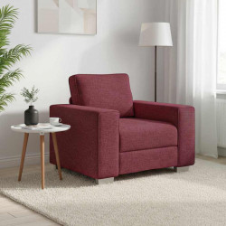 Sofa Czerwone wino 100 x 80 x 82 cm tkanina