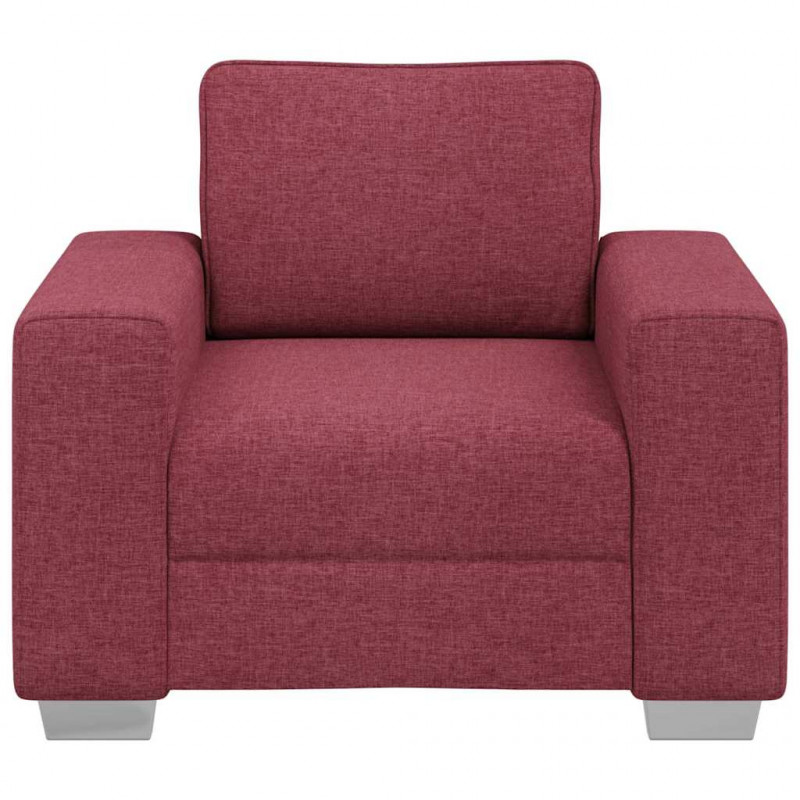 Sofa Czerwone wino 100 x 80 x 82 cm tkanina