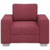 Sofa Czerwone wino 100 x 80 x 82 cm tkanina