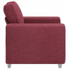 Sofa Czerwone wino 100 x 80 x 82 cm tkanina