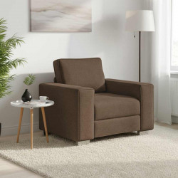 Sofa Brązowy 100 x 80 x 82 cm tkanina