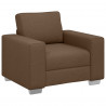 Sofa Brązowy 100 x 80 x 82 cm tkanina