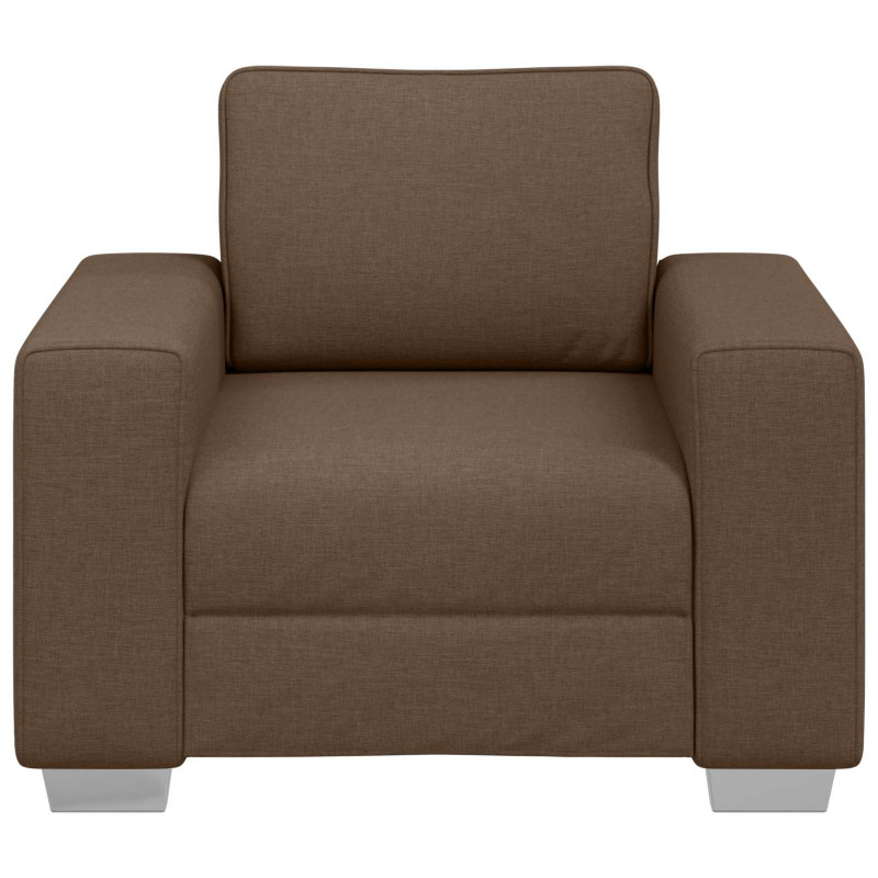 Sofa Brązowy 100 x 80 x 82 cm tkanina