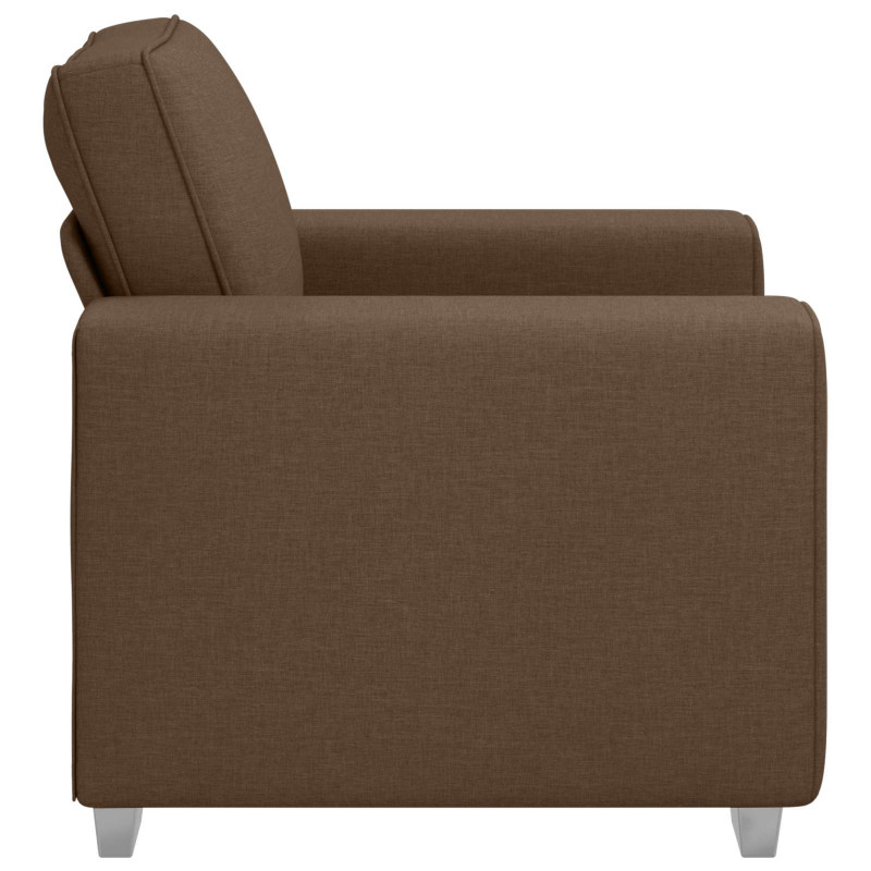 Sofa Brązowy 100 x 80 x 82 cm tkanina
