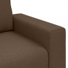 Sofa Brązowy 100 x 80 x 82 cm tkanina