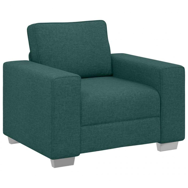Sofa Ciemna zieleń 100 x 80 x 82 cm tkanina