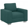 Sofa Ciemna zieleń 100 x 80 x 82 cm tkanina