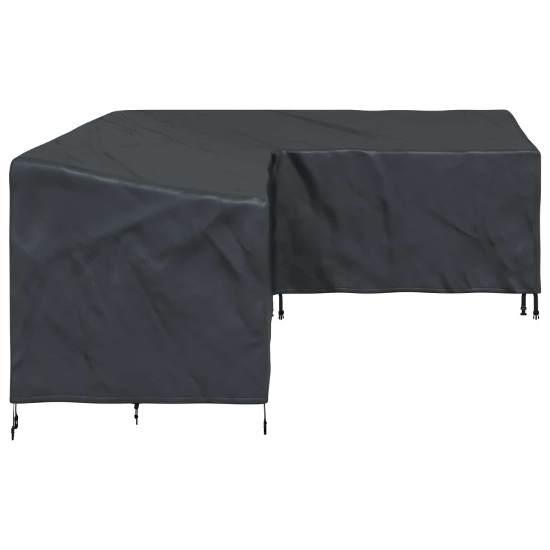Pokrowiec na meble Czarny 260 x 210 x 80 cm Tkanina Oxford 420D