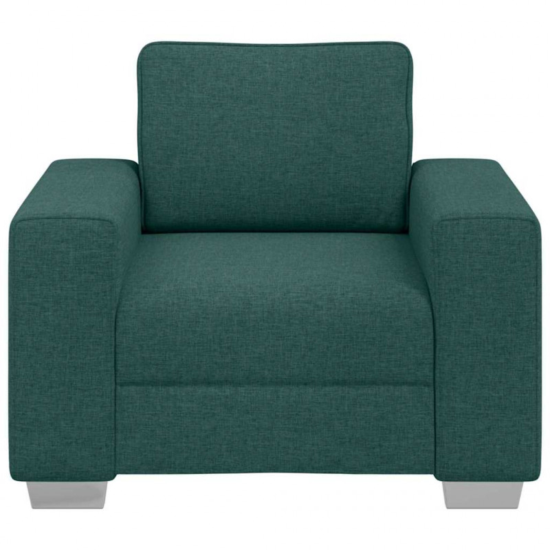 Sofa Ciemna zieleń 100 x 80 x 82 cm tkanina