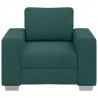 Sofa Ciemna zieleń 100 x 80 x 82 cm tkanina