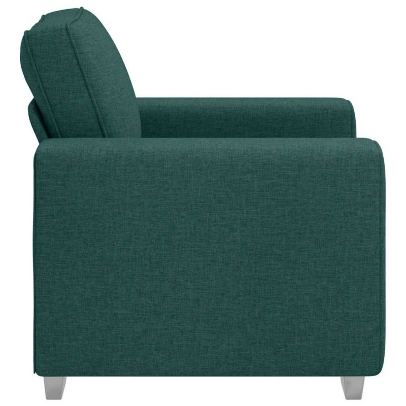 Sofa Ciemna zieleń 100 x 80 x 82 cm tkanina