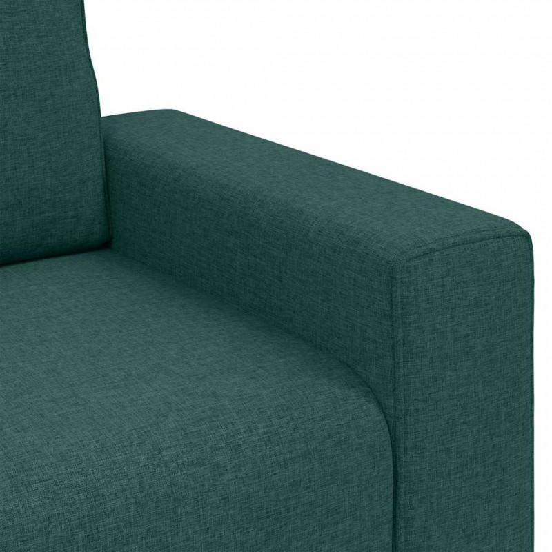 Sofa Ciemna zieleń 100 x 80 x 82 cm tkanina
