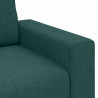 Sofa Ciemna zieleń 100 x 80 x 82 cm tkanina