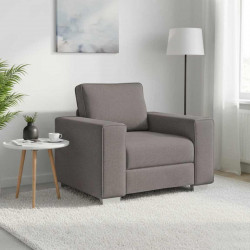 Sofa Ciemnoszary 100 x 80 x 82 cm tkanina