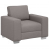 Sofa Ciemnoszary 100 x 80 x 82 cm tkanina