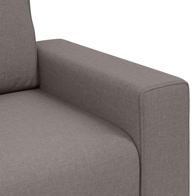 Sofa Ciemnoszary 100 x 80 x 82 cm tkanina