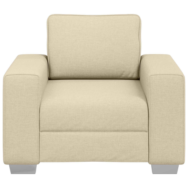 Sofa Kremowy 100 x 80 x 82 cm tkanina