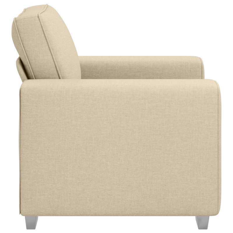 Sofa Kremowy 100 x 80 x 82 cm tkanina