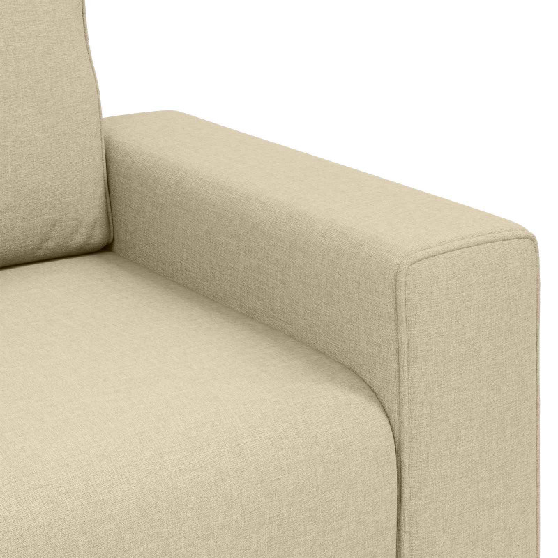 Sofa Kremowy 100 x 80 x 82 cm tkanina