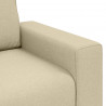 Sofa Kremowy 100 x 80 x 82 cm tkanina