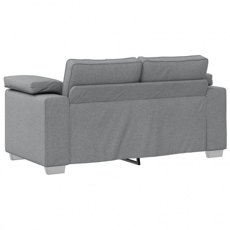 Sofa Jasnoszary 160 x 80 x 82 cm tkanina
