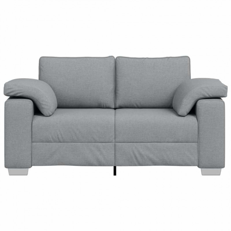 Sofa Jasnoszary 160 x 80 x 82 cm tkanina