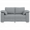 Sofa Jasnoszary 160 x 80 x 82 cm tkanina