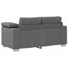 Sofa Ciemnoszary 160 x 80 x 82 cm tkanina