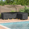 Pokrowiec na meble Czarny 286 x 222 x 80 cm Tkanina Oxford 210D