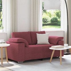 Sofa Czerwone wino 160 x 80 x 82 cm tkanina