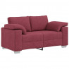 Sofa Czerwone wino 160 x 80 x 82 cm tkanina