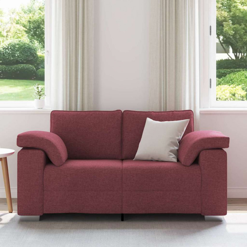 Sofa Czerwone wino 160 x 80 x 82 cm tkanina