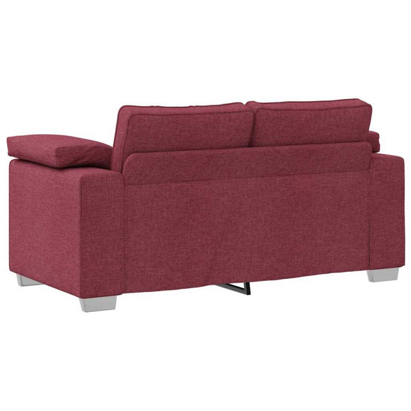 Sofa Czerwone wino 160 x 80 x 82 cm tkanina