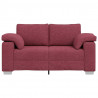 Sofa Czerwone wino 160 x 80 x 82 cm tkanina