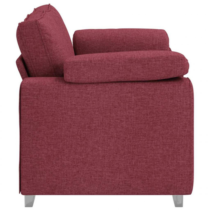 Sofa Czerwone wino 160 x 80 x 82 cm tkanina