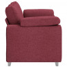 Sofa Czerwone wino 160 x 80 x 82 cm tkanina