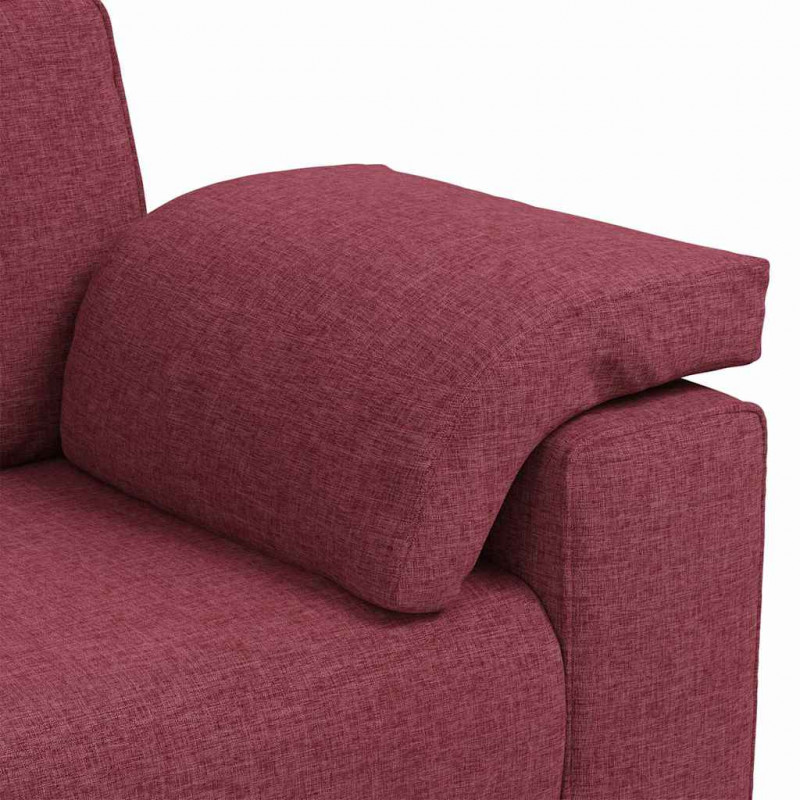 Sofa Czerwone wino 160 x 80 x 82 cm tkanina