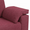 Sofa Czerwone wino 160 x 80 x 82 cm tkanina
