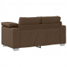 Sofa Brązowy 160 x 80 x 82 cm tkanina